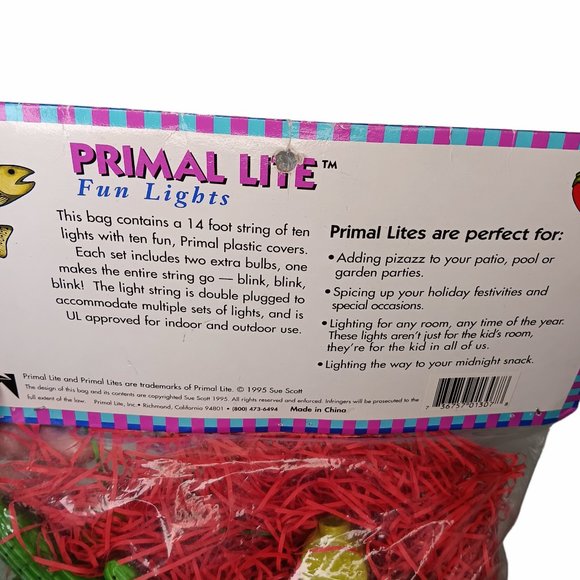 Primal Lite Fun Lights Cactus Christmas Party Lights New - Picture 8 of 9